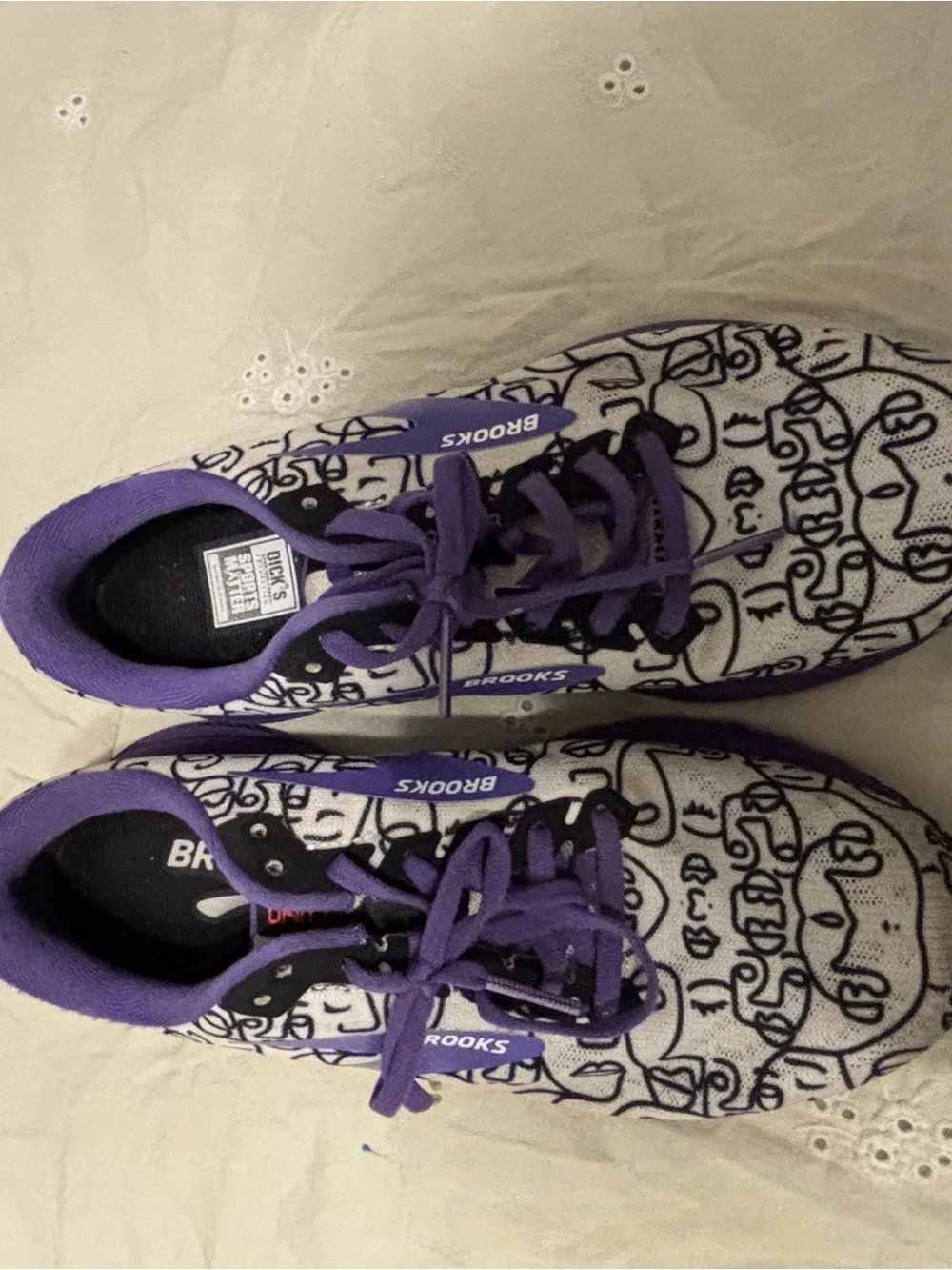 Brooks Women’s Purple and White Running Shoes